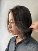 白髪ぼかし◎フェイスフレーミング＋ハイライト