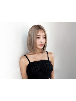 《人気のミルクティーベージュやインナーカラー/ハイライトもお任せ下さい♪》[SO-E]の施術で理想が叶う♪