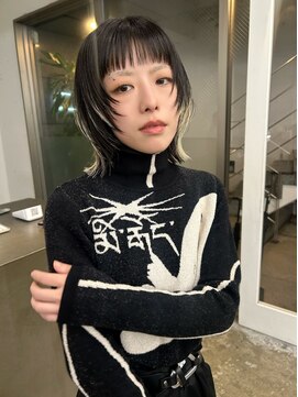 レコ 渋谷(LECO) レイヤーシャギーボブ