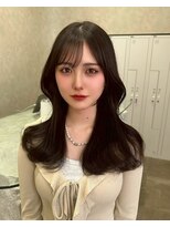 メラク(Merak)&nbsp;ヨシンモリ風ロングレイヤー×シースルーバング