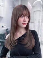 フィヴェント(Fivent)&nbsp;美髪韓国レイヤーイメチェン暗めデザインカラーくびれヘア
