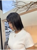 【栗本浩司】切りっぱなしボブ