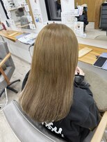 ルプラ アンテ(le-pla Ante)&nbsp;ブリーチなしダブルカラー×ミルクティーベージュ