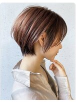 ブロッサム 東久留米店(Blossom)&nbsp;30代40代50代◎前髪あり耳掛け大人ショートボブ