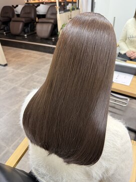 クワイア 川崎店(0choir) イメチェン/ピンクベージュ/アンブレラカラー/前髪/川崎