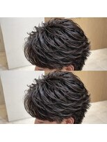 アイトーキョープラスシー 横浜(AI TOKYO+Sea) MEN’S横浜/センターパート/フェザーパーマ/毛流れパーマ/高島町