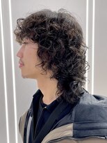 ピークアブー アヴェダ ギンザシックス(PEEK-A-BOO AVEDA GINZASIX)&nbsp;ウルフパーマ　パーマ男子　ウルフカット　メンズパーマ◆