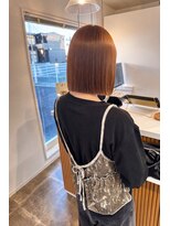 クララジャパン ナベシマ(CLALA JAPAN Nabeshima)&nbsp;縮毛矯正　質感ストレート　髪質改善カラー　顔まわり　ブリーチ