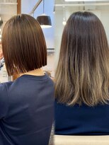 リンダ(LYNDA)&nbsp;切りっぱなしボブ × プレミアムストレート