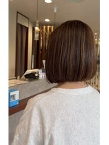 アース コアフュールボーテ 北小金店(EARTH coiffure beaute)&nbsp;大人の王道ボブ×ハイライト