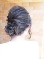ノエル ヘアー アトリエ(Noele hair atelier) Ashグレーシニヨンアレンジヘア