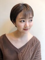 お客様ヘアー耳かけショート