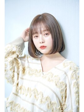 ノアエクレ 銀座(noah ecle) 【noah ecle銀座】/愛されピンク切りっぱボブ◎