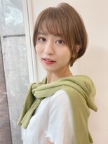 ベイルーム(BAYROOM by HONEY omotesando)&nbsp;【BAYROOM】大人のひし形ショート×ミントベージュ