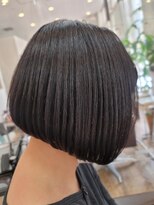 ヘアーズビースリー ポートサイド&nbsp;ボブxミニボブxブルーアッシュ　20代30代40代