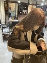 ラフ 難波店(LAFF)&nbsp;#黒髪#ボブルフ#ネビージュ#小顔#ワンレン