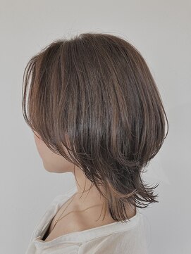 ホットドッグ(Hot Dog) ボブウルフ/カール/こなれハイトーン/プレミアムカラー