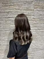 ビス ヘア アンド ビューティー 西新井店(Vis Hair＆Beauty)&nbsp;20代30代40代ロングウルフインナーカラーグレージュ