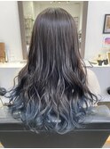 【REJOICE hair】インディゴブルー×グラデカラー☆