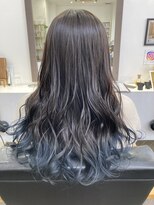 リジョイスヘア(REJOICE hair) 【REJOICE hair】インディゴブルー×グラデカラー☆