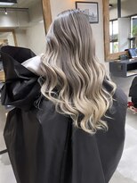 サニー 渋谷(SUNNY) バレイヤージュ、ハイライト、グレージュカラー、ココアベージュ