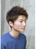 軽ーいショート ツーブロック