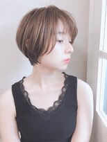 ハウスアンドヘアーワークス(House&Hair works)&nbsp;前髪長め大人小顔ショート30代40代50代　藤沢