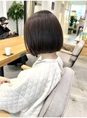 大人可愛い20代30代40代小顔　うるかわボブ