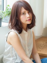 #くびレイヤーグレージュデザインカラーシルキーベージュミディ