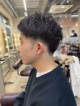 フラッグヘア 新宮店(Flag HAIR) メンズパーマツイストパーマツイストスパイラルパーマ刈り上げ