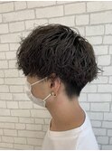 波巻きパーマ