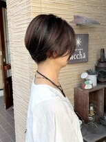 ヘアーメイク アチャ(hair make accha)&nbsp;デザインカラー/レイヤーカット/ウェットヘア/オリーブベージュ