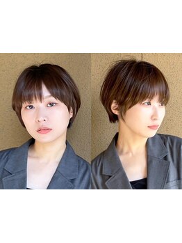《納得のいくショート＊》骨格や髪のクセを活かした小顔ショートカット◆札幌/麻生/新琴似/ショート/ボブ