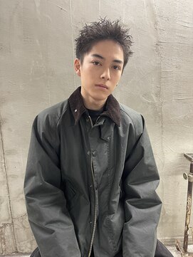 ロイジー(roijir) メンズヘア×スパイキーショート×ツイストパーマ