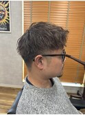 アップバングパーマ
