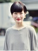 ☆ダークパープルナチュラルショートミルクブラウン髪質改善ボブ
