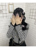 編みたらし羊ヘアー