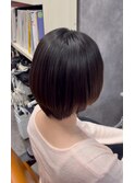 ショートボブ＋縮毛矯正