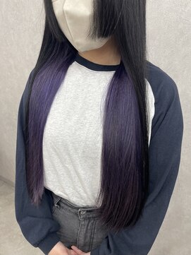 アン ブリーチ 大宮駅東口店(UN BLEACH) 【インナーカラー♪♪】ラベンダーバイオレット♪♪