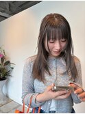salon de yu/松原 加奈 s/s パールベージュ顔周りレイヤー