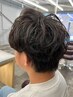 男性カット＋ニュアンスパーマ(くせ毛風・ゆるめなパーマ)　　8000円