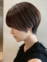 ソワネ 表参道(soigne)&nbsp;表参道大人ショートボブ顔周りレイヤーカットレイヤーボブ40代◯