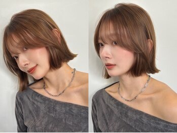 ファーストステップ 表参道(FIRST STEP)の写真/高い似合わせカット技術×ULTOWA髪質改善で叶う“艶ボブ”。髪質改善技術も高くボブのまとまりが違う