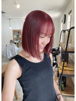 ジーナ 天王寺(Zina)&nbsp;ボブ×透明感カラー｜大人可愛い