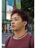 スパイキーショートパーマツイストスパイラルパーマビジネスヘア
