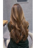 ヘアデザインファブロ イオンモール宮崎店(hair design FABRO.)&nbsp;【髪質改善Tr/白髪ぼかしカラー/キャラメルブラウン】
