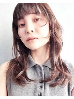 キングスベリー(Hair Relaxation King's Berry)&nbsp;シアーブラウンのゆるふわレイヤーミディ5.8