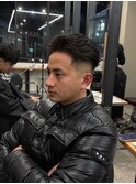 七三フェード ビジネスマン メンズカット フェードカット