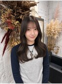 韓国風レイヤーカット/顔周りレイヤーカット/20代/30代
