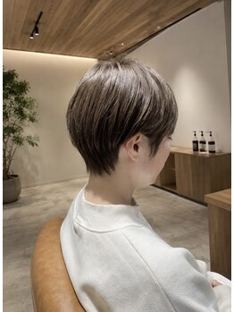 アパルタメント 大橋(APARTAMENTO)の写真/乾かすだけでまとまるショートで毎朝のスタイリングを楽に！理想の髪型を提案します。